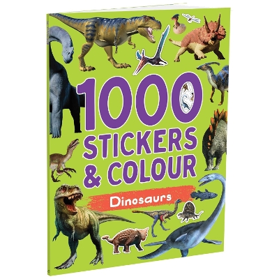 1000 Stickers & Colour - Dinosaurs