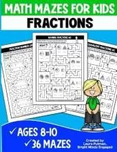 Math Mazes for Kids Fractions