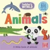 Toddler's World: Animals: A little board book of animals with a fold-out surprise