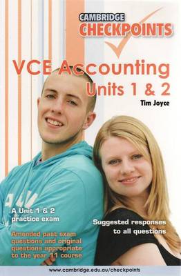 Cambridge Checkpoints VCE Accounting Units 1and 2