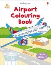 First Colouring Book with stickers: Airport