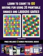 Numbers Worksheets (Learn to count to 100 having fun using 20 printable snakes and ladders games): A full-color workbook with 20 printable snakes and ladders games for preschool/kindergarten children. The price of this book includes 12 printable PDF kinde