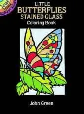 Little Butterflies Stained Glass Coloring Book