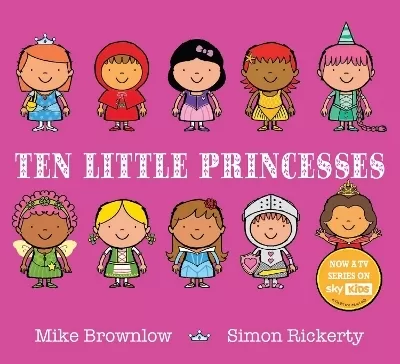 Ten Little Princesses Board Book