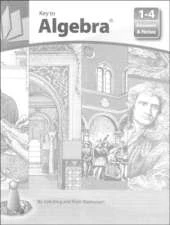 Key to Algebra,  Books 1-4, Answers and Notes