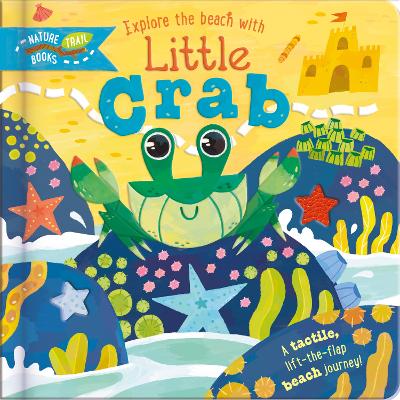 Explore the Beach with Little Crab: A tactile, lift-the-flap beach journey!