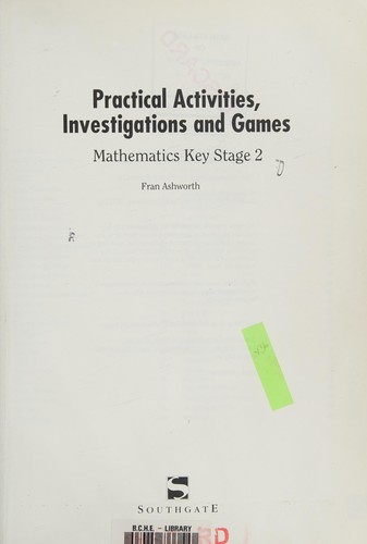 Practical Activities, Investigations and Games