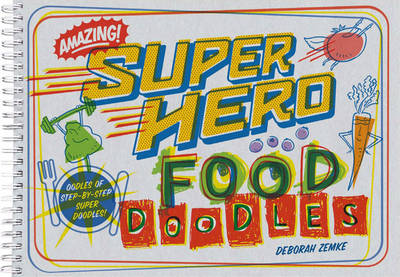 Super Food Doodles Coloring Book