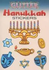 Glitter Hanukkah Stickers