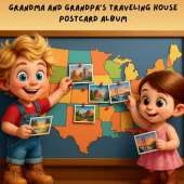 Grandma and Grandpa's Traveling House Postcard Activity Book: A Traveling Sarff's Adventure