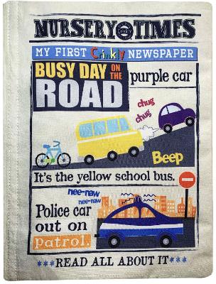 Busy Day on the Road: My First Crinkly Newspaper