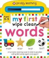 My First Wipe Clean: Words: A fun early learning book for kids to practice writing first words again and again!