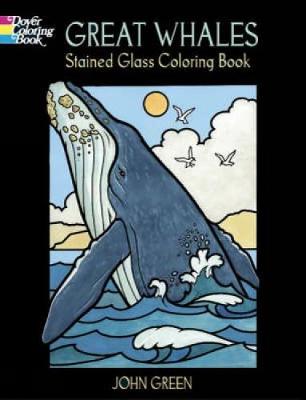 Great Whales, Stained Glass Coloring Book
