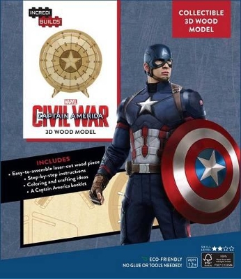 IncrediBuilds: Marvel's Captain America: Civil War 3D Wood Model