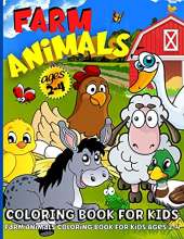 Farm Animals Coloring Book For Toddlers