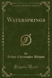 Watersprings (Classic Reprint)