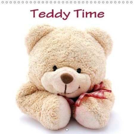 Teddy Time 2018: Photographs of a Teddy Bear Family on White Studio Background Showing Their Daily Life.