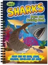 Shark Activity Book for Kids: Filled with Fun Facts, Mazes, Coloring, Dot-to-Dots and More!