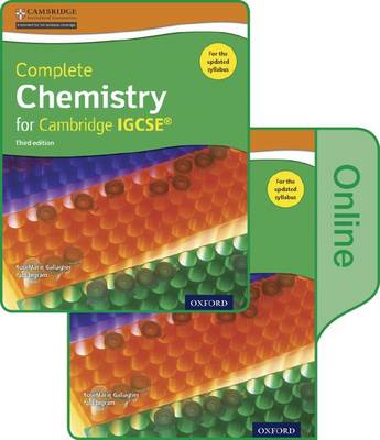 Complete Chemistry for Cambridge IGCSE Print and Online Student Book Pack