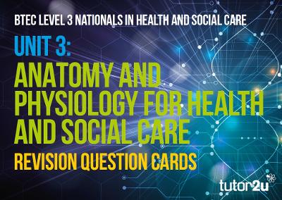 BTEC Level 3 National Health & Social Care Unit 3: Anatomy and Physiology Revision Question Cards