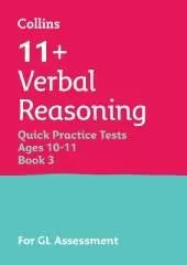 11+ Verbal Reasoning Quick Practice Tests Age 10-11 (Year 6) Set C: For the 2026 Gl Assessment Tests