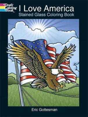 I Love America Stained Glass Colori