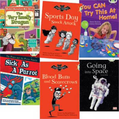 Learn to Read at Home with Bug Club: Gold Pack (Pack of 6 reading books with 4 fiction and 2 non-fiction)