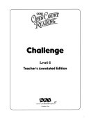 Open Court Reading, Challenge Annotated Teacher's Edition, Grade 6