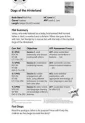 BC Red (KS2) +/6C Dogs of the Hinterland Guided Reading Card