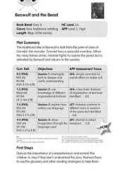 BC Grey A/3A Beowulf and the Beast Guided Reading Card