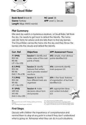 BC Brown B/3B The Cloud Rider Guided Reading Card