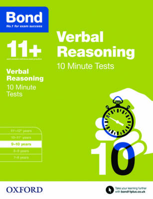 Bond 11+: Verbal Reasoning: 10 Minute Tests: 9-10 years