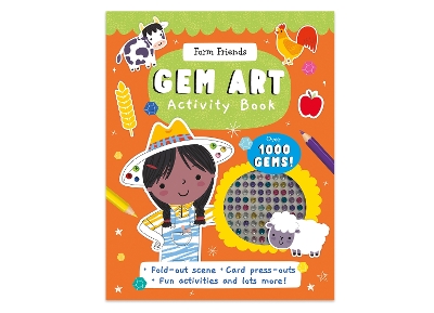 Gem Art Activity Book: Farm Friends