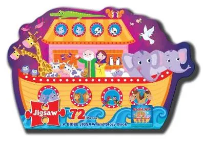 Jigsaw Puzzle: Noah's Ark - A Bible Jigsaw and Story Book: 250 x 205 x 80