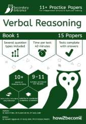 11+ Practice Papers For Independent Schools & Aptitude Training Verbal Reasoning Book 1
