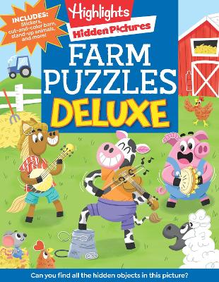 Farm Puzzles Deluxe: Farm Puzzle Book for Kids Featuring Cows, Chickens & More with Over 1,200 Objects to Seek and Find for Kids 6 and Up