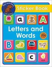 Letters and Words Sticker Book: Play & Learn With Wallace