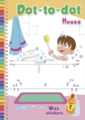 Dot-to-Dot House: With stickers