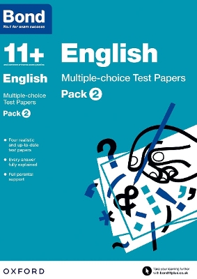 Bond 11+: English: Multiple-choice Test Papers: Ready for the 2026 exam (for GL Assessment & other 11 plus exams): Pack 2