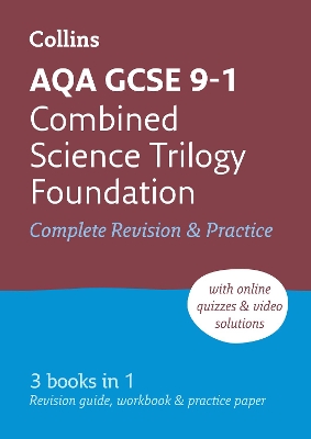 AQA GCSE 9-1 Combined Science Foundation Complete Revision and Practice: Ideal for the 2026 and 2027 Exams Includes Online Edition, Quizzes and Video Solutions