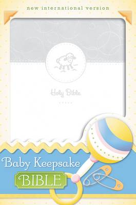 NIV, Baby Keepsake Bible, Imitation Leather, White