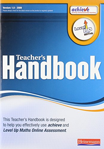 Achieve/Level Up Maths Online Assessment Teacher's Handbook