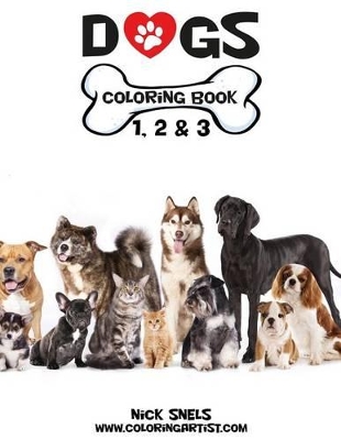 Dogs Coloring Book 1, 2 & 3