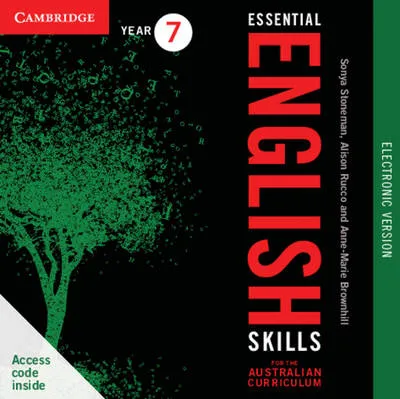 Essential English Skills for the Australian Curriculum Year 7 Electronic Version: A Multi-level Approach
