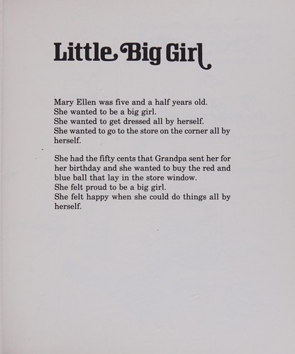 Little Big Girl: Problems of Growing Up