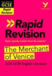 York Notes for AQA GCSE (9-1) Rapid Revision Guide: The Merchant of Venice - catch up, revise and be ready for the 2025 and 2026 exams