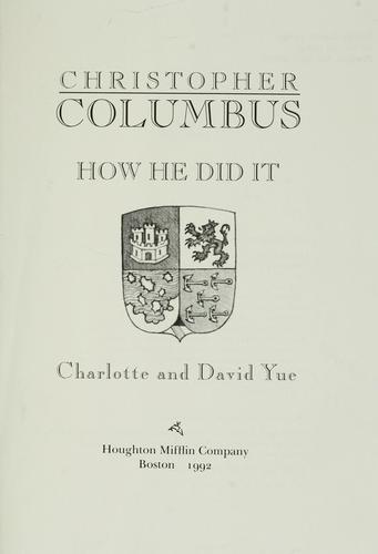 Christopher Columbus--How He Did it: How He Did it