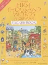 First 1000 Words in German Sticker Book