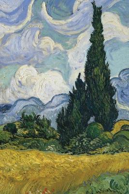 Vincent van Gogh's Wheat Field with Cypresses Field Journal Notebook, 50 pages/25 sheets, 4x6