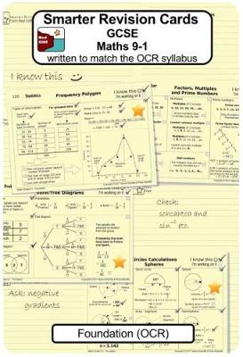 Smarter Revision Cards - GCSE Maths 9-1 Foundation (OCR): Written to match the OCR Foundation syllabus